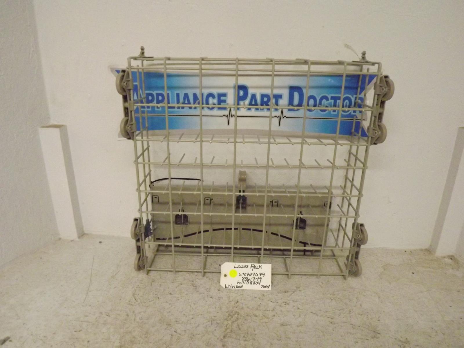 KitchenAid Dishwasher W10727679 8561749 W11158804 Lower Rack Used KitchenAid Dishwasher W10727679 8561749 W11158804 Lower Rack Used